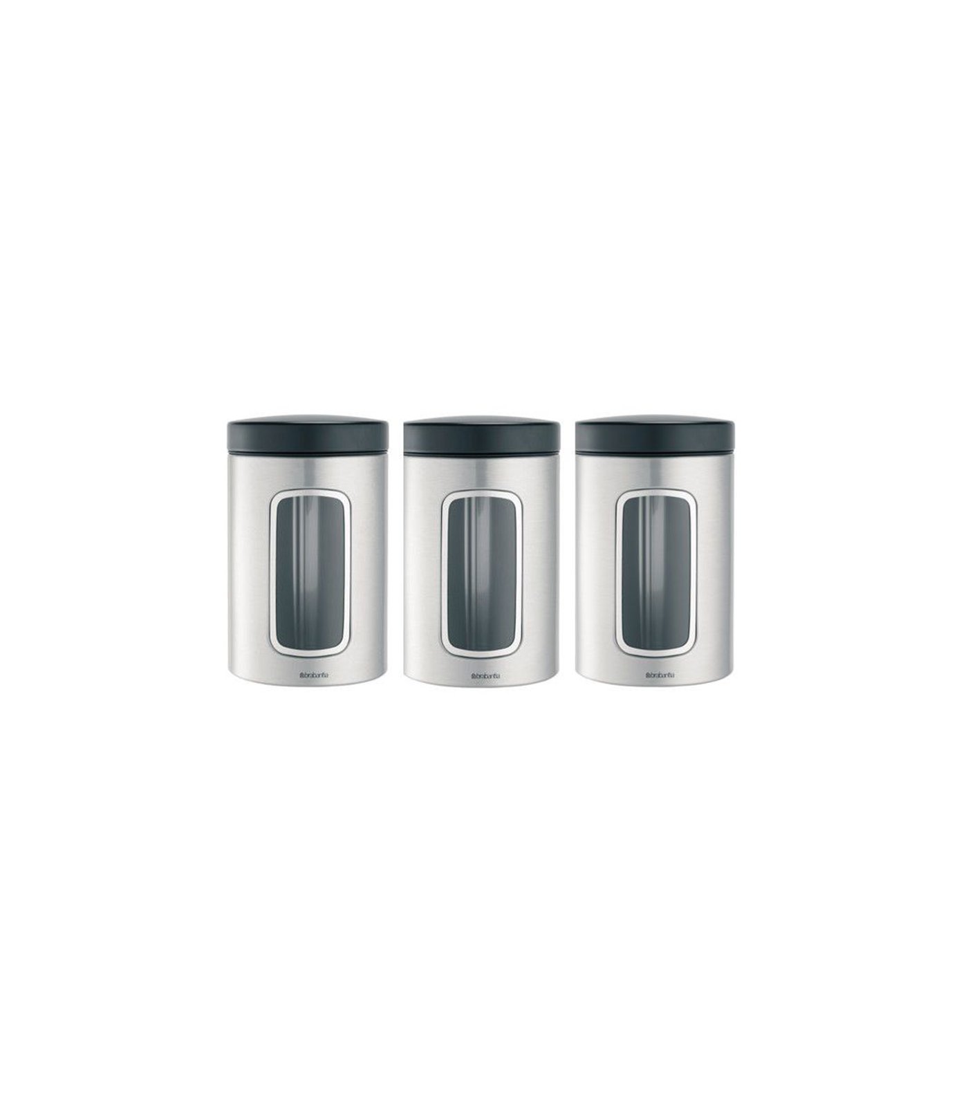 Brabantia — Canister Window Set of 3, FPP Matt, 1.4L