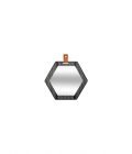 TKS -  Wall Mirror Hexa Metal