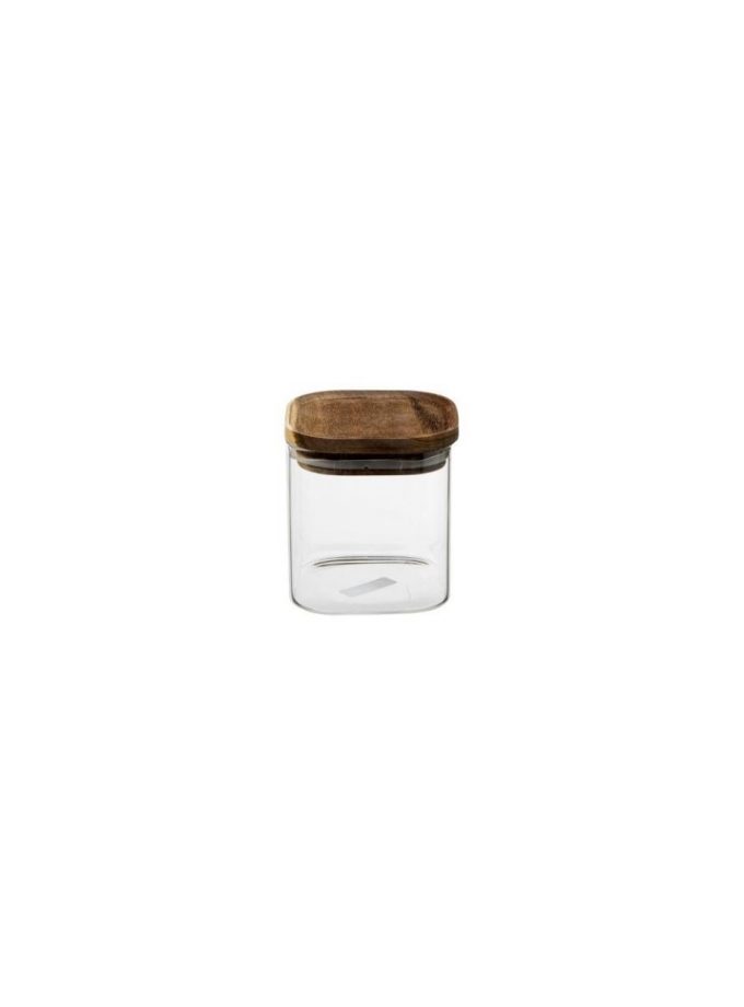 TKS - Glass Jar with Acacia Lid 0.6L