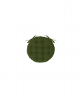 TKS - Chair Pad Round Khaki D38