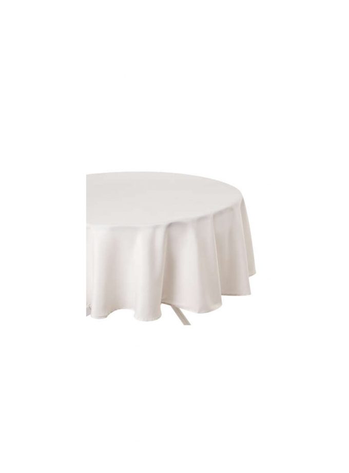 TKS - Tablecloth Round Ivory D180