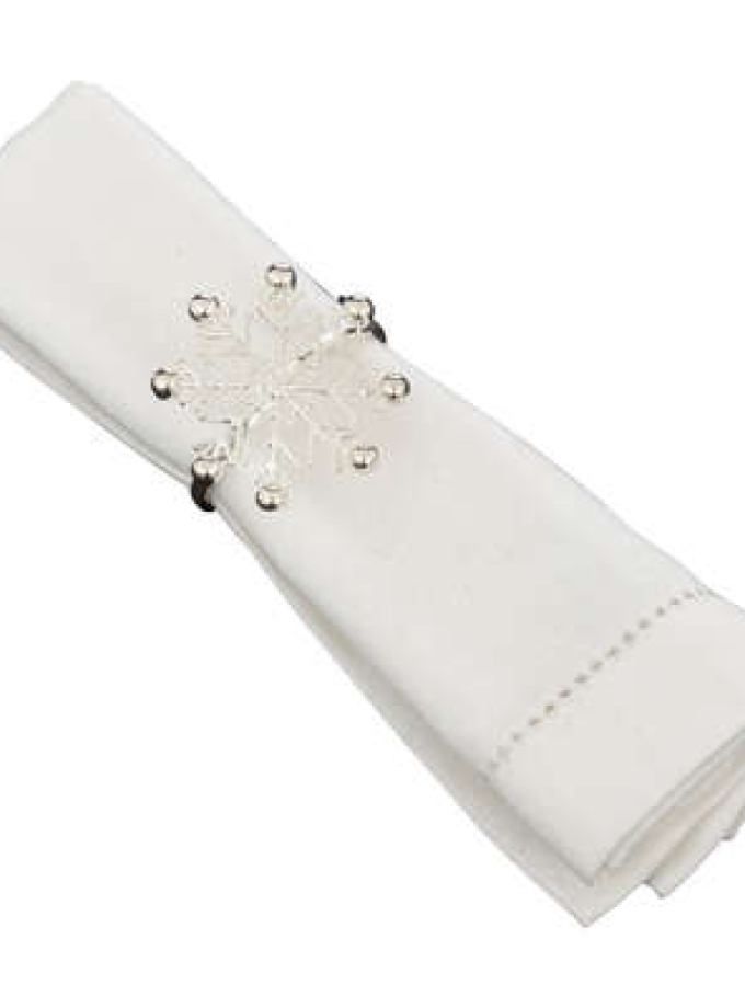 TKS - Napkin Ring Snowflake x2