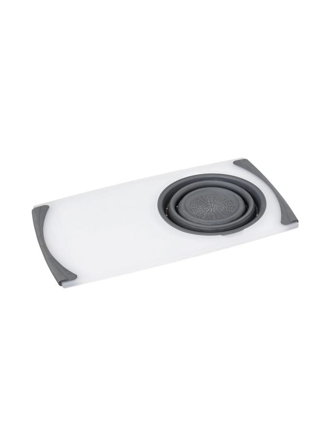 TKS - Cutting Board with a Retractable Colander