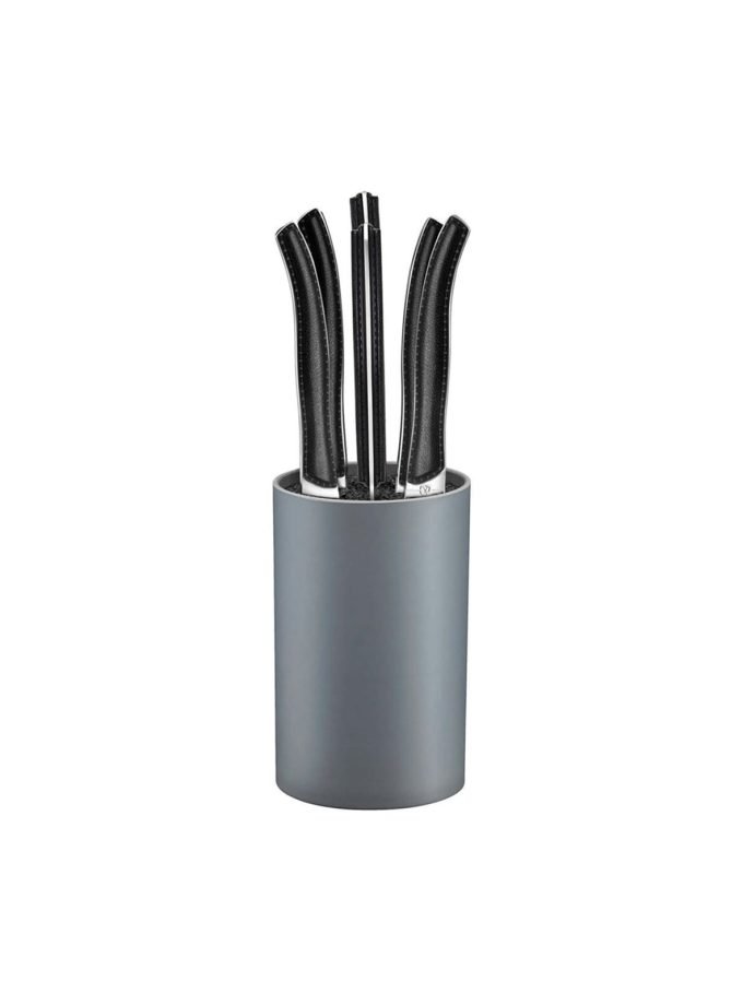 Amefa - Sky Lag 6pc Black Steak Knives Block