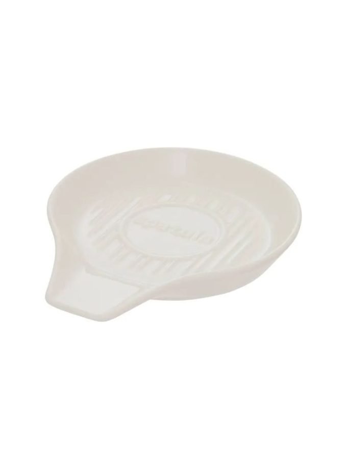 TKS - Ceramic White Spoon Rest L15