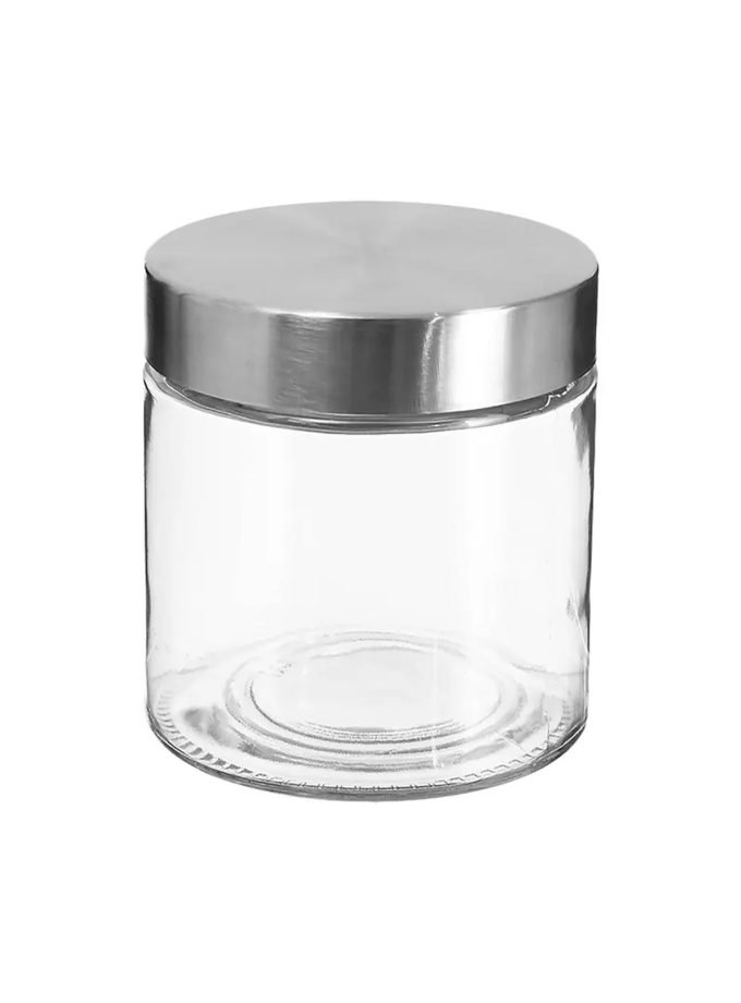 TKS - Nixo Glass & Stainless Steel Jar 0.75l